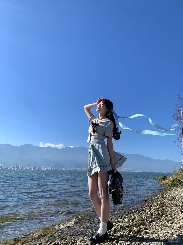 苍山洱海 · 水手服 + 丝带